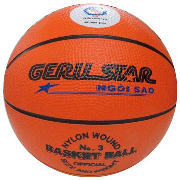 BÓNG RỔ GERU STAR - SIZE SỐ 3 - CAO SU