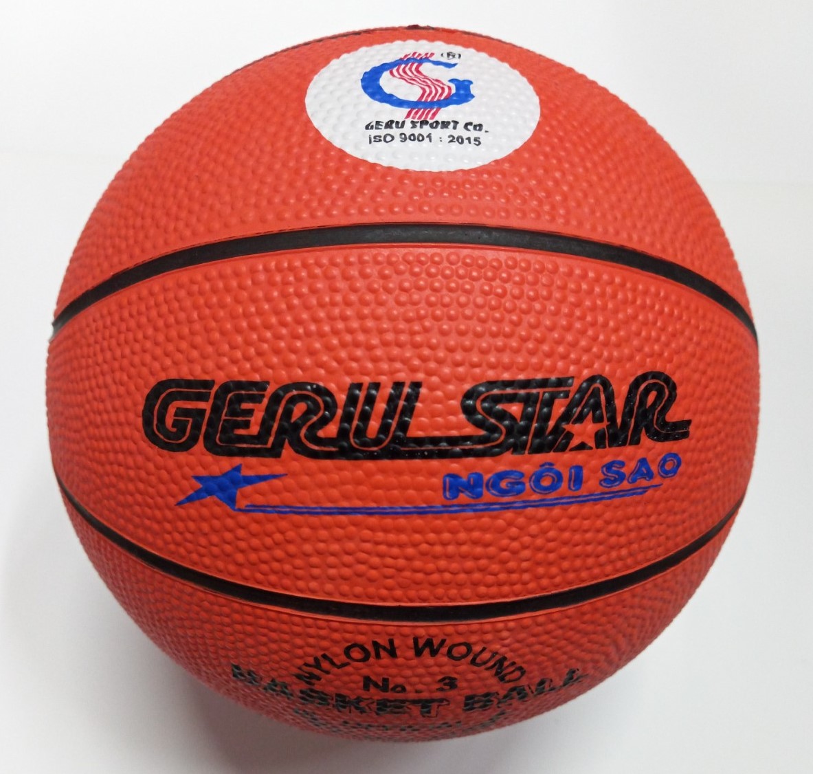 BÓNG RỔ GERU STAR - SIZE SỐ 3 - CAO SU