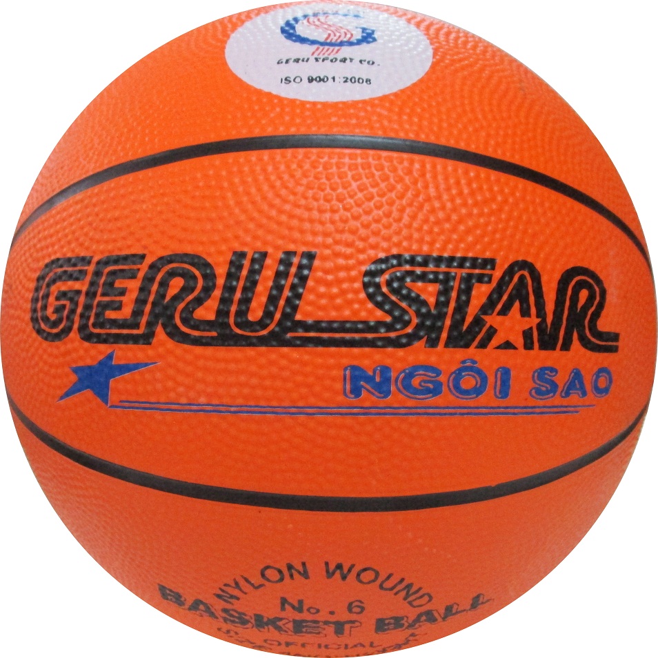 BÓNG RỔ GERU STAR- CAO SU- đạt chuẩn thi đấu quốc gia