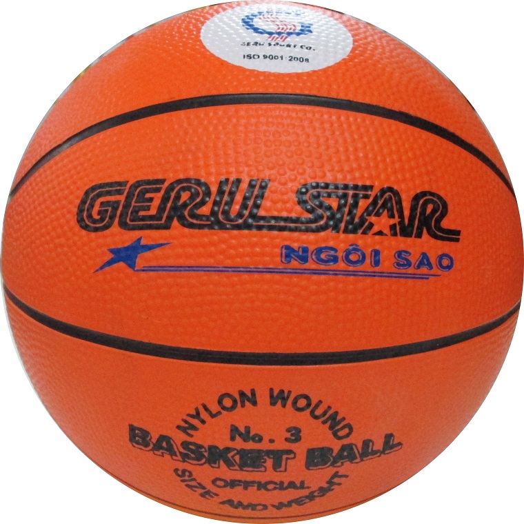 BÓNG RỔ GERU STAR- CAO SU- đạt chuẩn thi đấu quốc gia