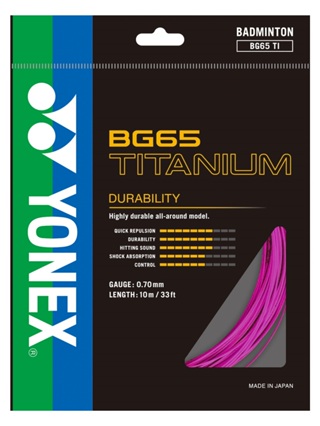 DÂY CƯỚC CẦU LÔNG YONEX - BG65 TITANIUM