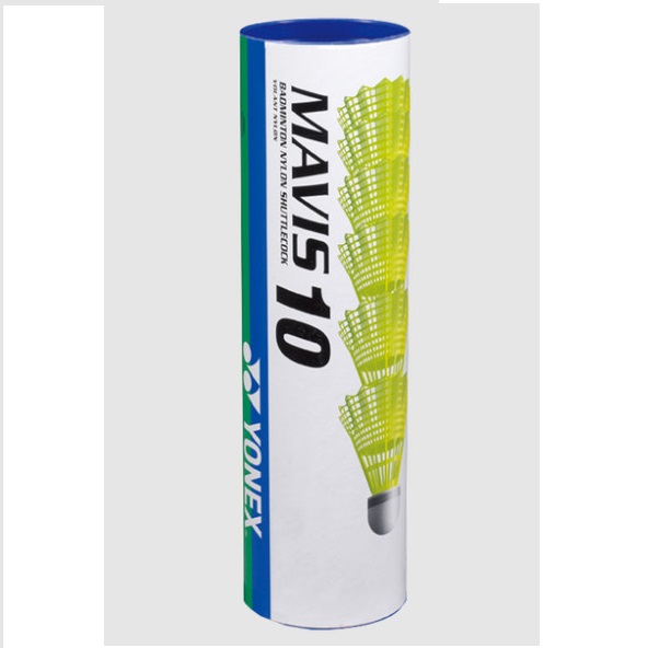 HỘP 6 QUẢ CẦU LÔNG YONEX - MAVIS 10  (6 in 1)_ MẦU VÀNG