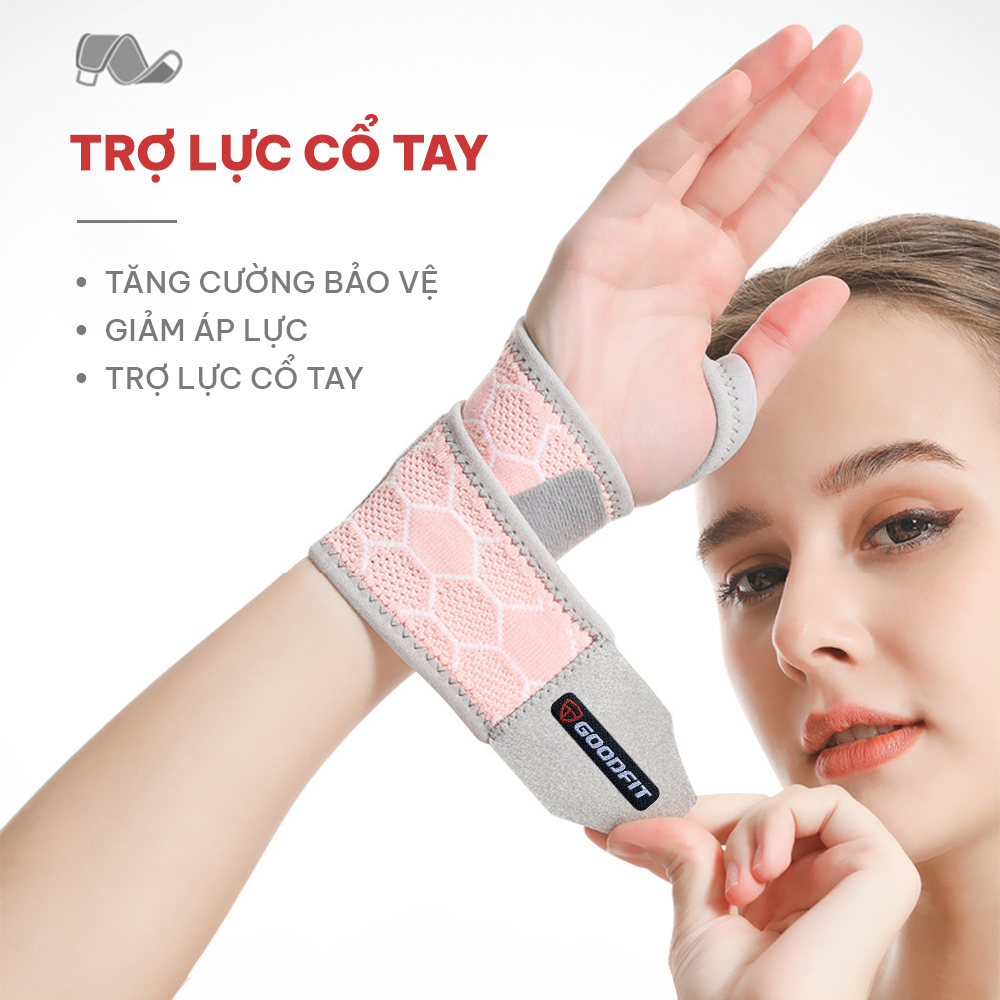 Băng quấn cổ tay GoodFit GF311- Vững Cổ Tay, Bức Phá Sức Mạnh