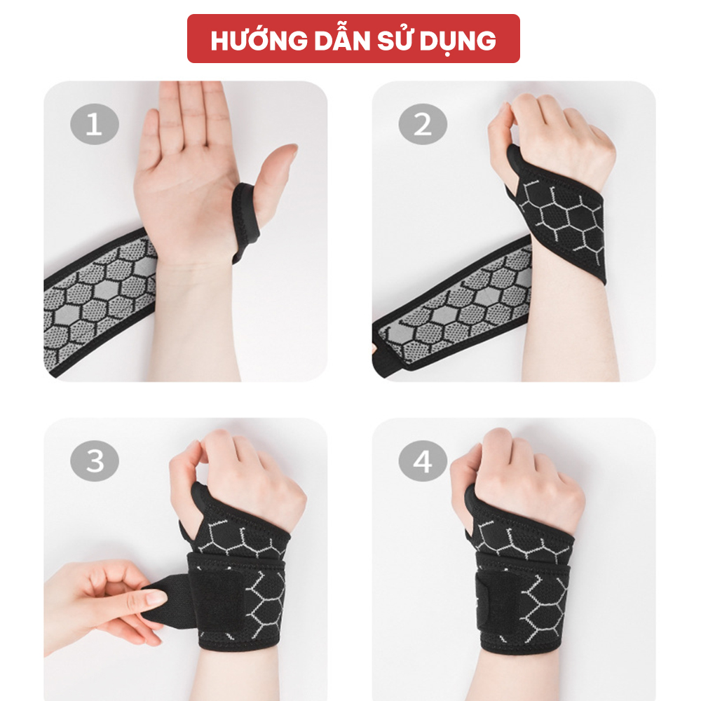 Băng quấn cổ tay GoodFit GF311- Vững Cổ Tay, Bức Phá Sức Mạnh