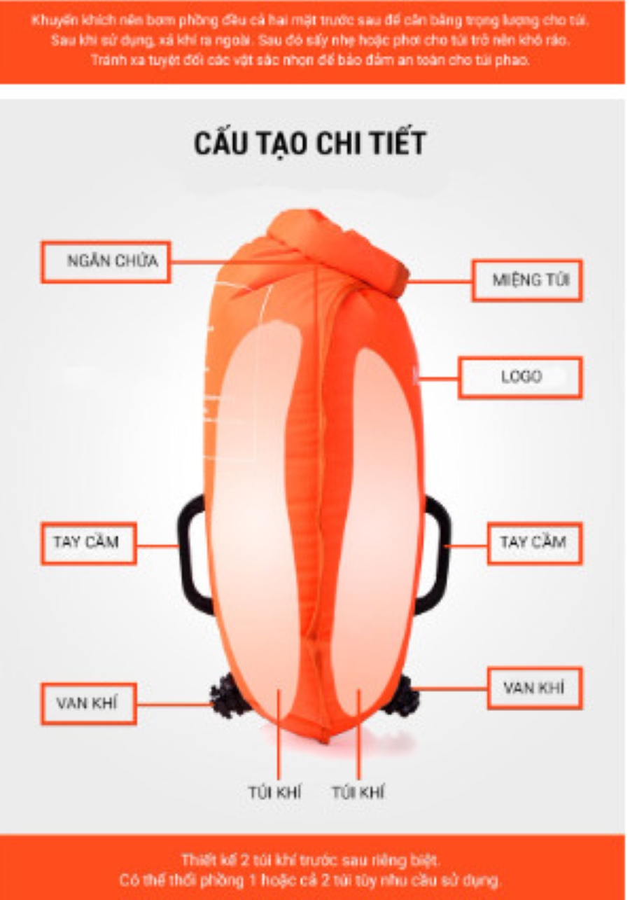 PHAO BƠI SÔNG BIỂN, TÚI CHỐNG NƯỚC - NATUREHIKE - NH175001-G - 28L