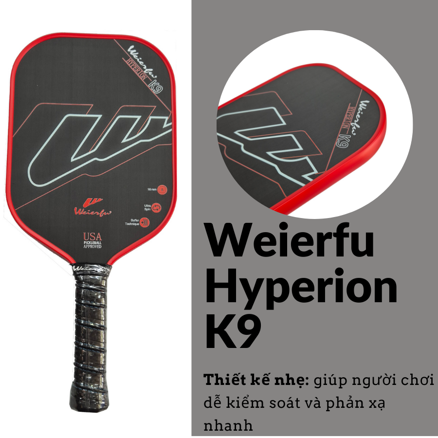 Vợt Pickle ball Weierfu hyperion K9