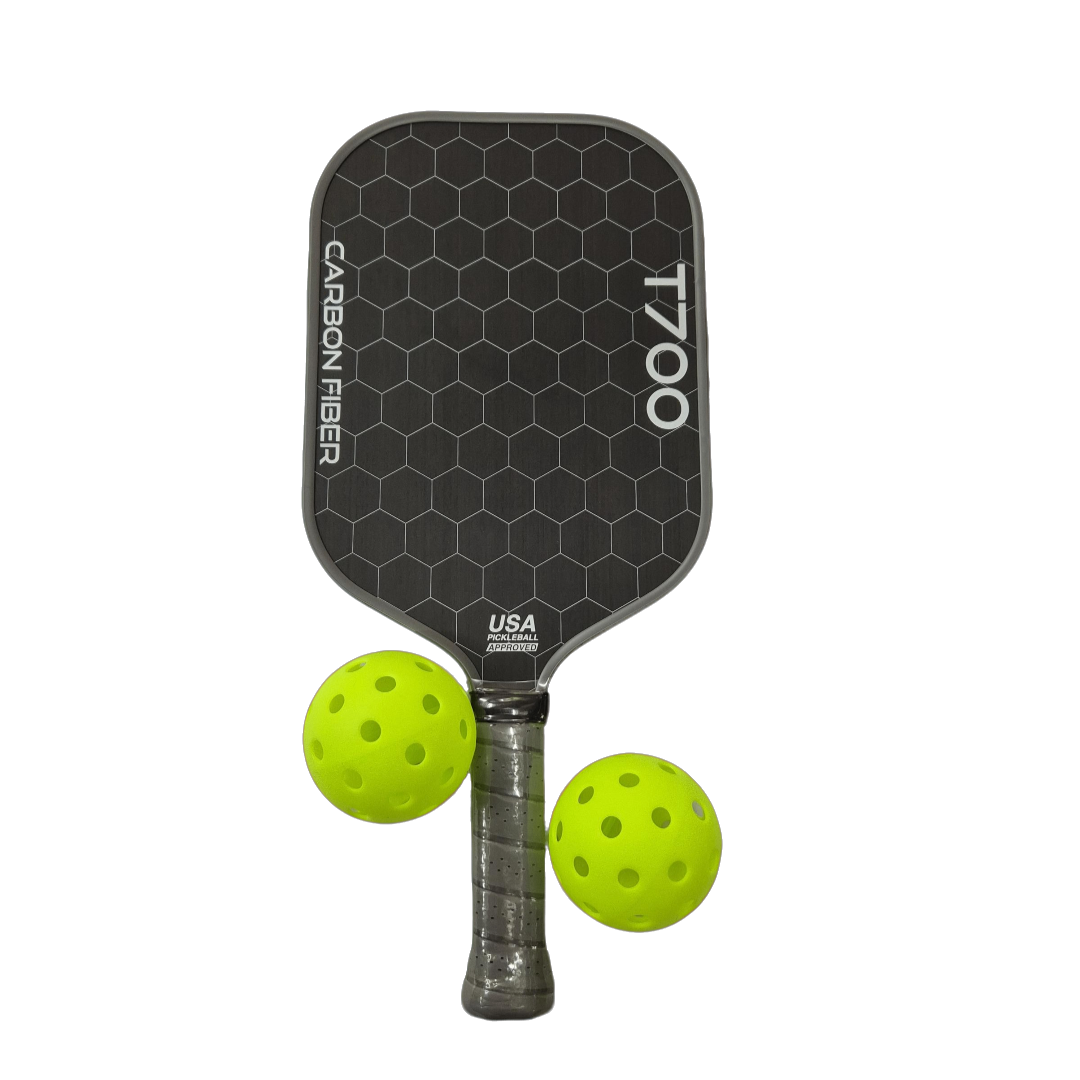 Vợt pickleball T700 CarbonTech - Xoáy Đỉnh Cao với Công Nghệ Chống Sốc Hiện Đại