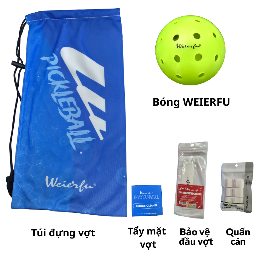 Vợt Pickleball Weierfu PERFORMANCE K1 - Đi Đầu Về Thiết Kế